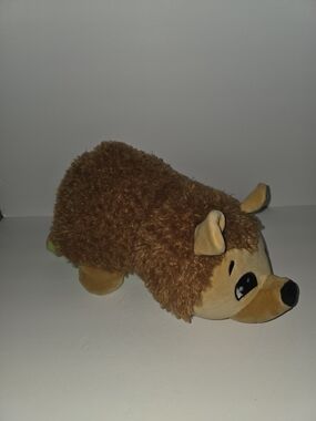 Flip A Zoo Taylor Turtle & Emery Hedgehog Plush Stuffed Animal 15”  EUC